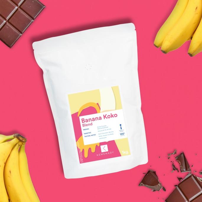 

[ COD ] Banana Koko Blend Biji Kopi 1kg Robusta whole bean coffee kopi susu SPECIAL Kode 540