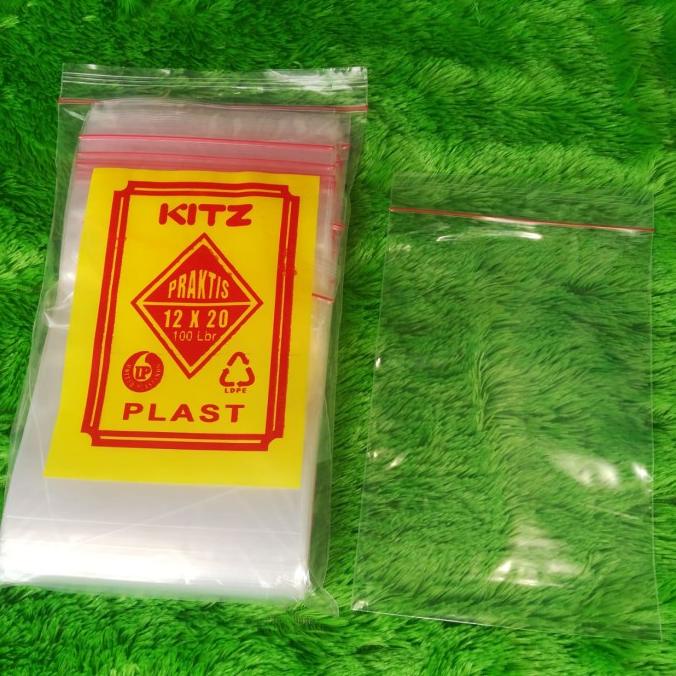 PLASTIK KLIP 12X20 / PLASTIK ZIP LOCK / PLASTIK SEGEL 12X20
