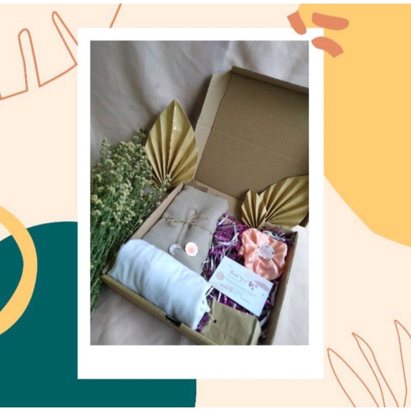 Hijab Bella Square/Hampers Bella Square/Hampers hijab/Giftbox hijab