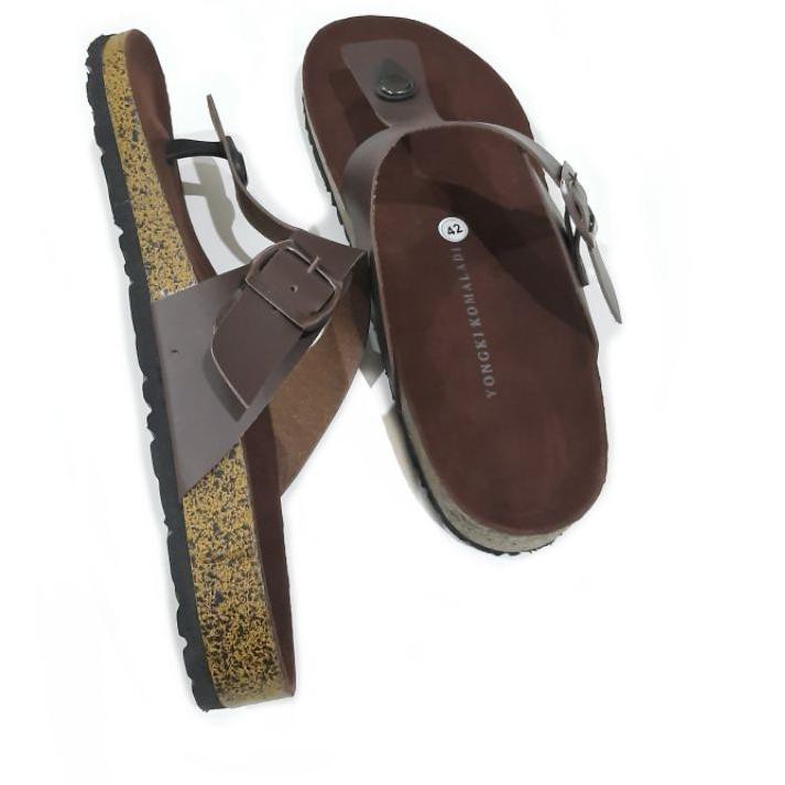 W2D Sandal Jepit YONGKI KOMALADI capit sendal kulit slip on Pria Wanita Unisex KWG