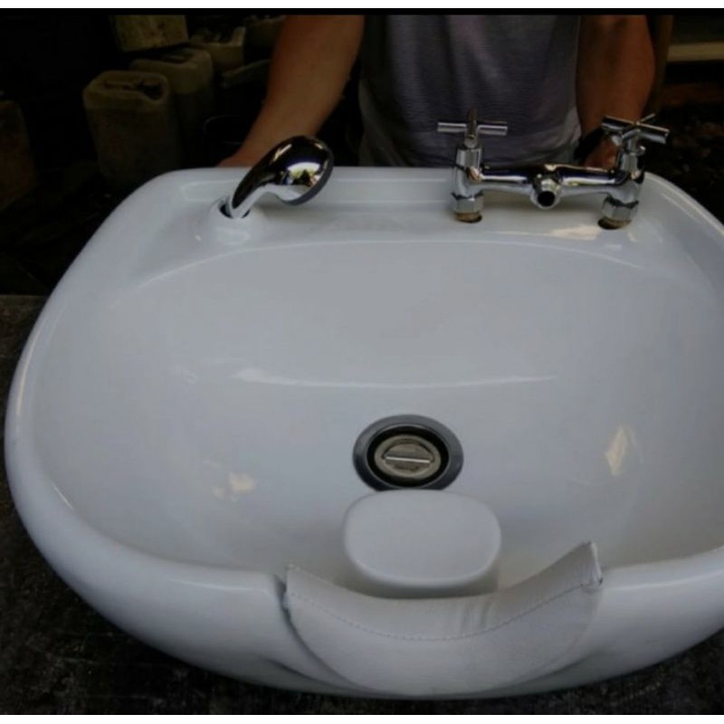 washbak cuci rambut, washbak keramas salon