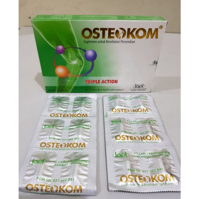 OSTEOKOM 1 STRIP @6 KAPLET - ED 10/2024