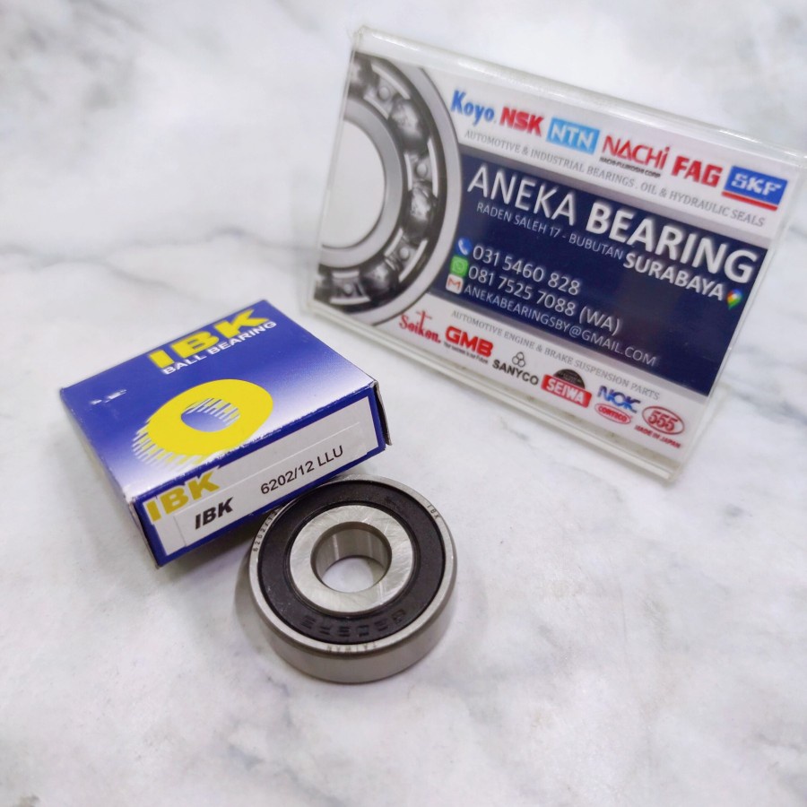 BEARING 6202 2RS-12 AS 12MM 6202/12 2RS 12X35X11 anekab37