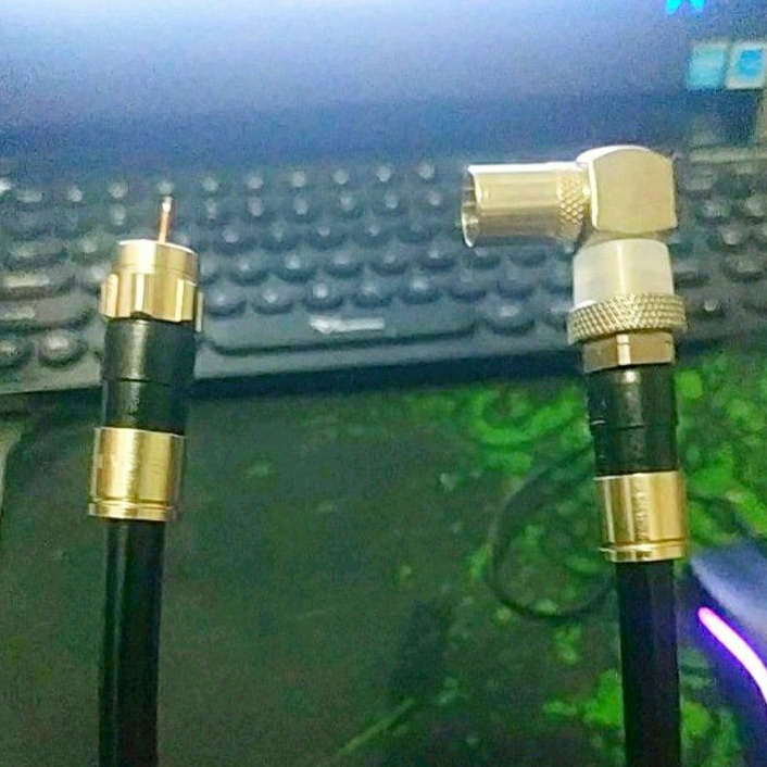 KABEL ANTENA RG6 + konektor belden + jack tv L male 30 METER 40 METER