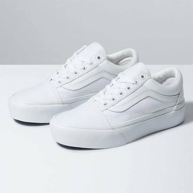 vans old skool full white