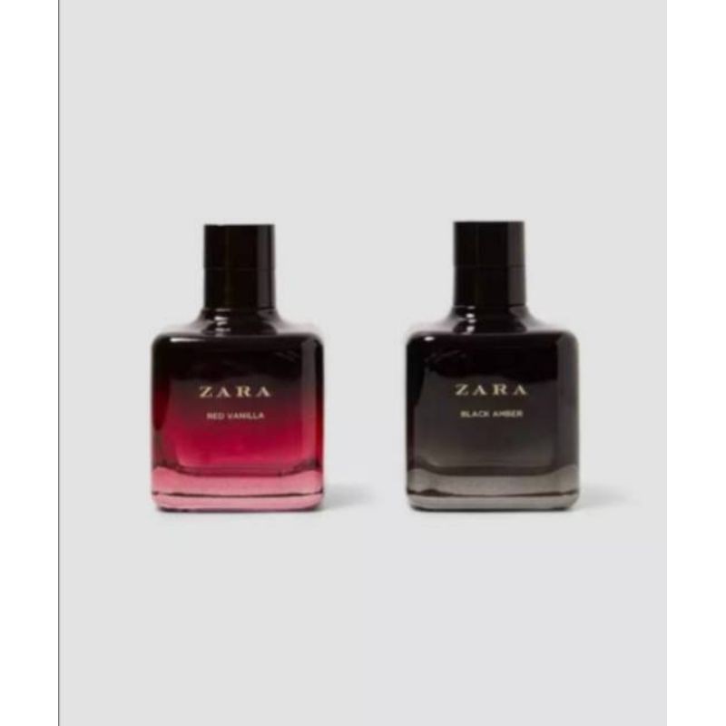( PAKET PROMO ) Parfum Original Zara Red Vanilla + Zara Black Amber 100 ml