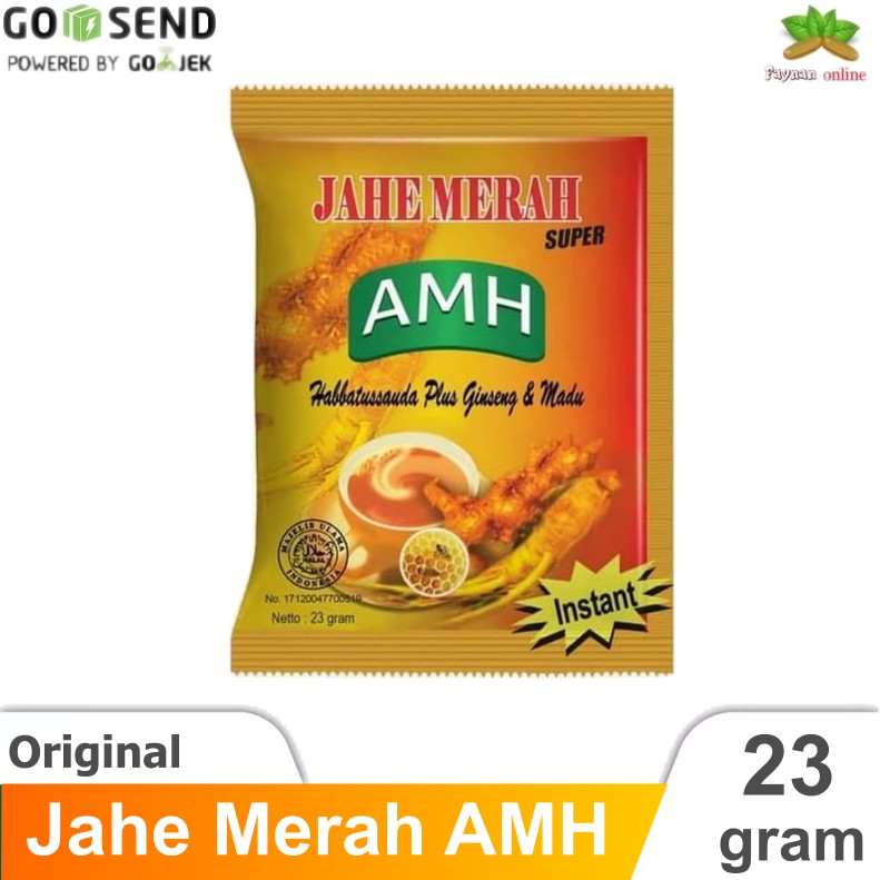 

BUNDLING Jahe Merah Super AMH 1 Renceng Isi 10 Sachet Minuman Jahe Merah Instan Herbal Jahe Merah