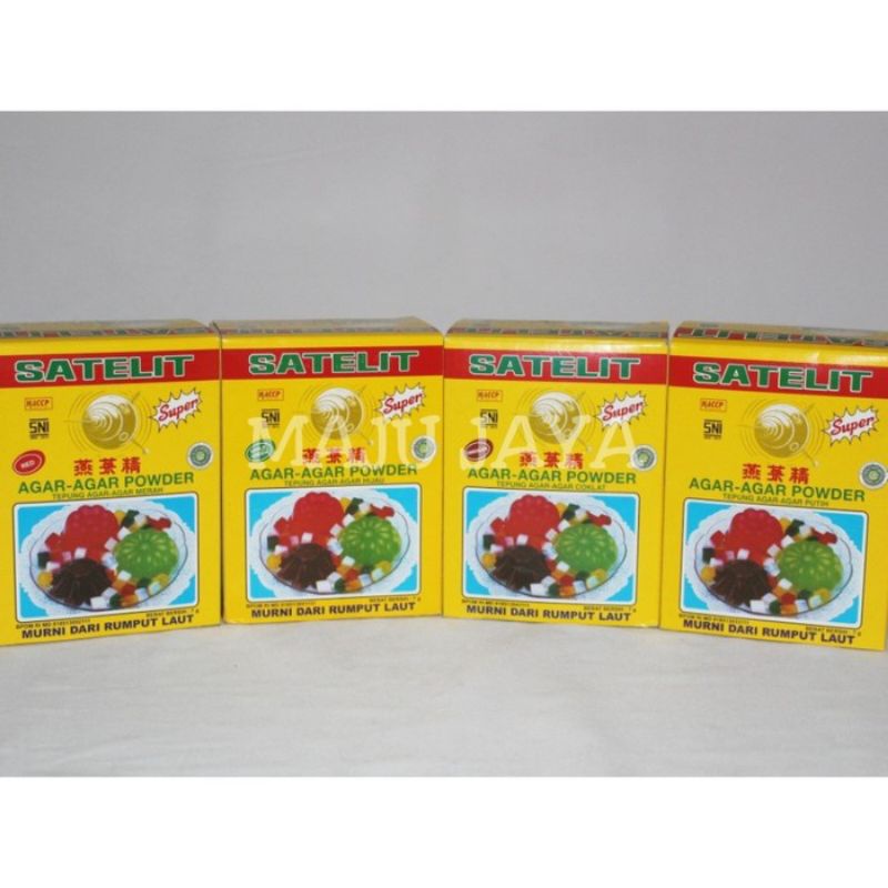 

Agar Agar Satelit ASLI (bukan yunior bukan sriti). Sachet 7gr