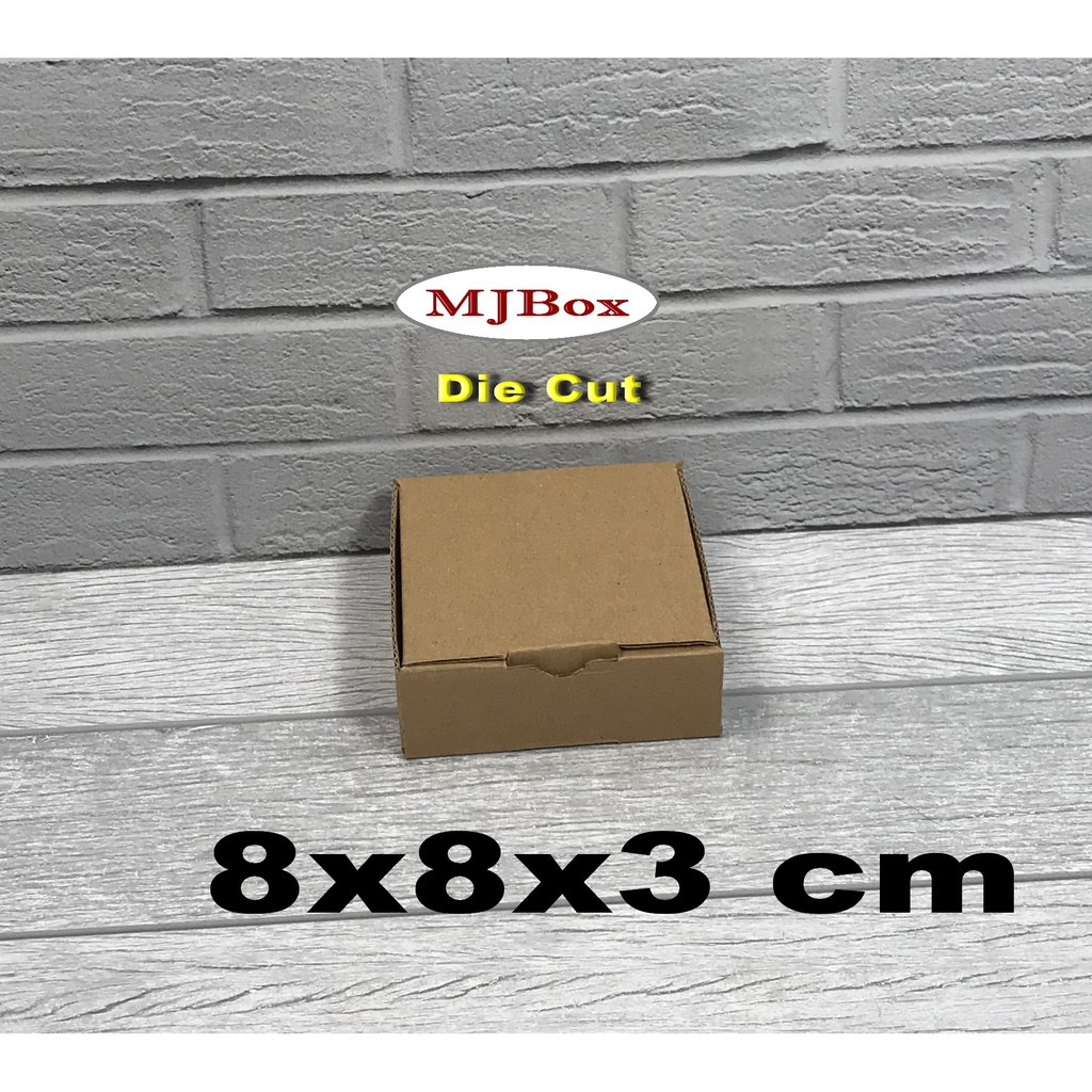 Kardus Uk.8x8x3 cm.....Die Cut-3