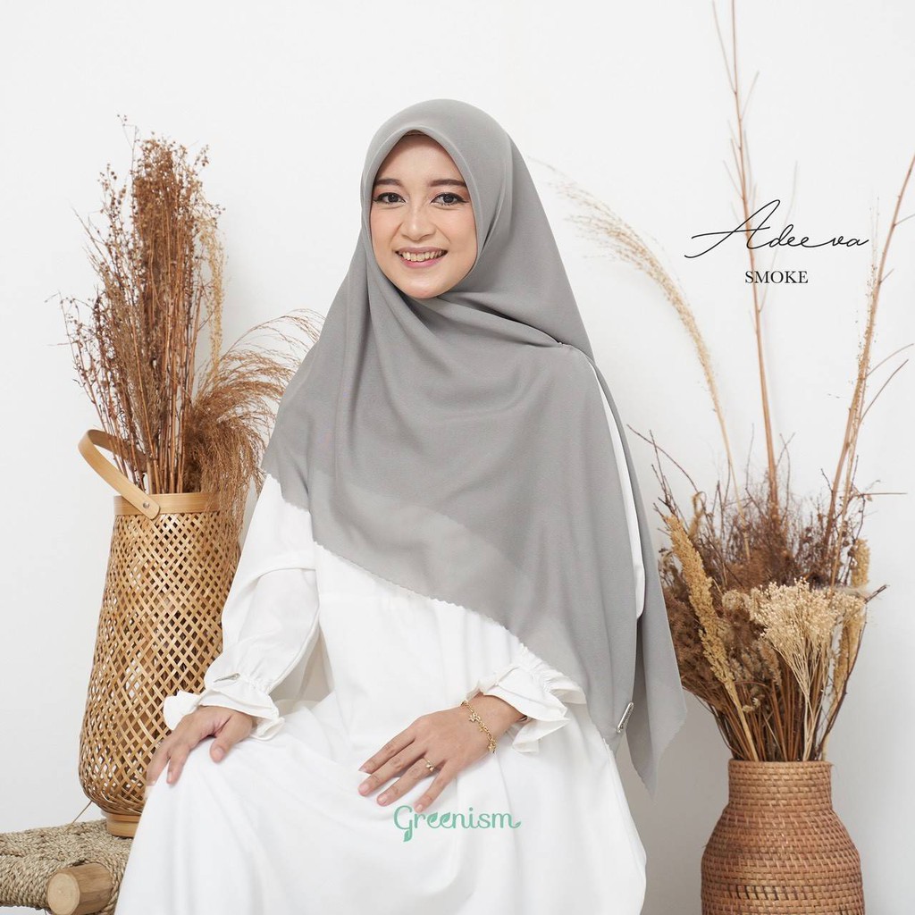 [GREENISM] ADEEVA SCARF SEGIEMPAT VOAL