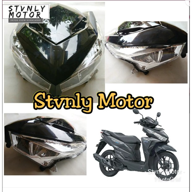 Tameng Atas Plus Lampu Depan Vario 125 Dan 150