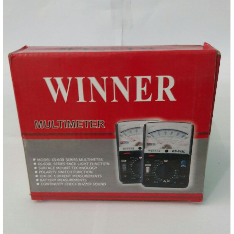 MULTITESTER WINNER KS-608/KS-648/KS638 ORIGINAL ( KUALITAS BAGUS )