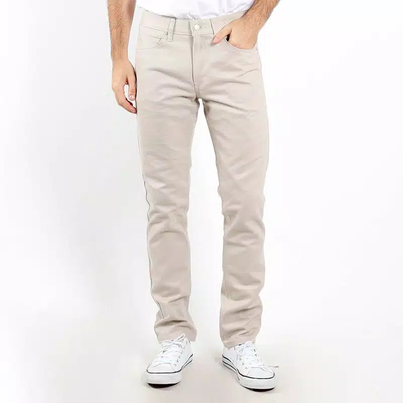 Edwin Celana Jeans Chinos Milan-018 Regular Fit Pria Panjang Black GRATIS ONGKIR 100% SE INDONESIA