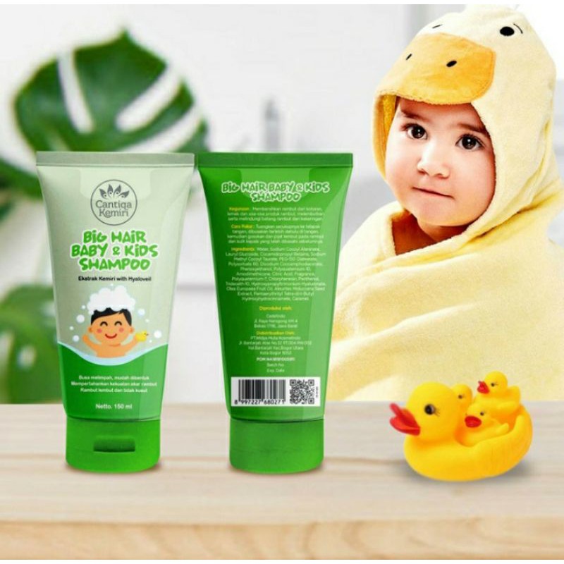 Sampo kemiri bayi anak cantiqa shampoo kemiri