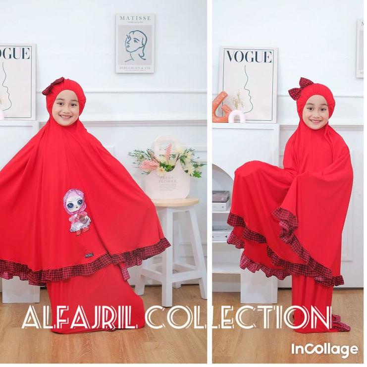 MUKENA ANAK JERSEY LAMPU NYALA USIA 5-10 TAHUN ORI ALFAJRIL(PITA) [STI.16Ap22ᶠ]