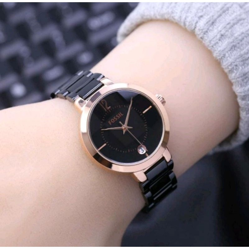 Jam Tangan Rantai Wanita Best Seller Perempuan Jam Tangan Rantai Stainliss Tgl Aktif