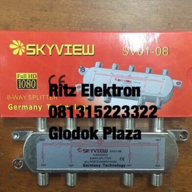 Splitter Skyview 8 way