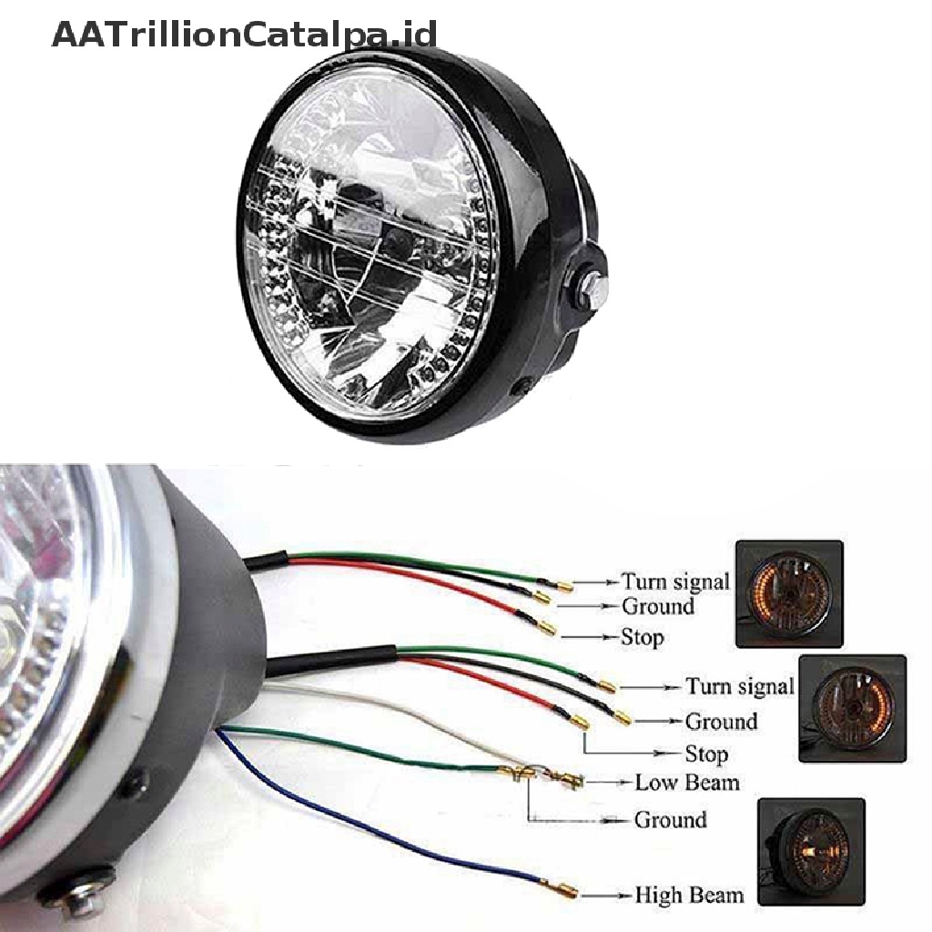 Aatrillioncatalpa Lampu Depansein LED Universal 7 Untuk Motor