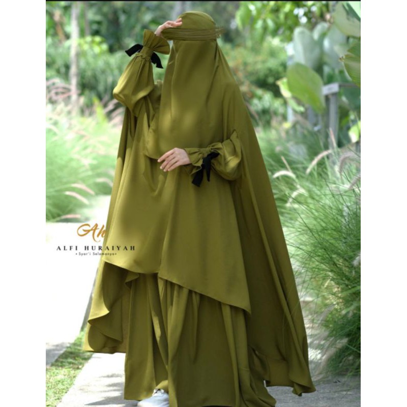 GAMIS (ONLY) GEULIS (TANPA OUTER&KHIMAR) BY ALFI HURAIYAH
