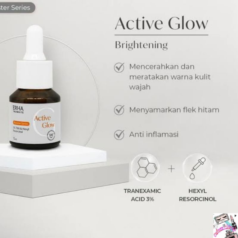 ☃Cutezz_Ching1☃Erha Truwhite Active Glow Booster Serum 15ml