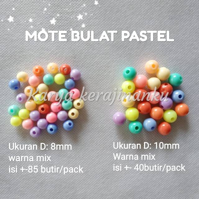 MOTE BULAT PASTEL