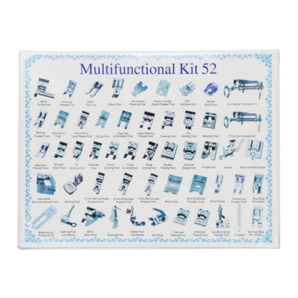 Unik Sepatu 52 pcs Mesin Jahit Portable - Sepatu Set 52 pcs Multifungsi Diskon