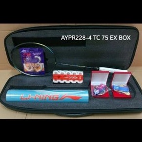 Raket Badminton Lining Turbo Charging TC Turbocharging 75EX 75 EX AYPR228-4 with Box Original