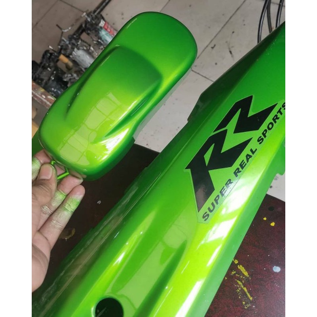 Cat Hijau Ninja Kawasaki Penta Metalic NC LIME GREEN KAWASAKI  -Cat Mobil Motor Sepeda