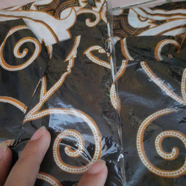 Bswart Batik Hrb026 Kenongo Hem Pendek Padi Pekalongan M L Xl Batik Pria Murah Modern Grosir