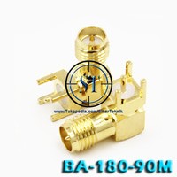 BA-180-90M Connector Male SMA PCB 5P L RPSMA RP-SMA