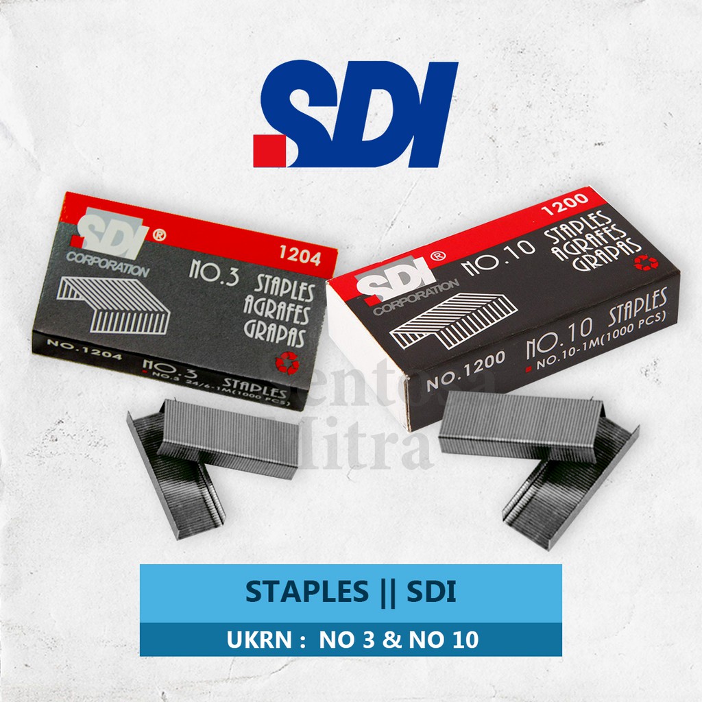 

Staples SDI Nomor 3 dan 10 | Isi Strapler Hekter