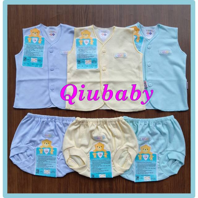 BAJU BAYI LIBBY SETELAN KUTUNG POLOS