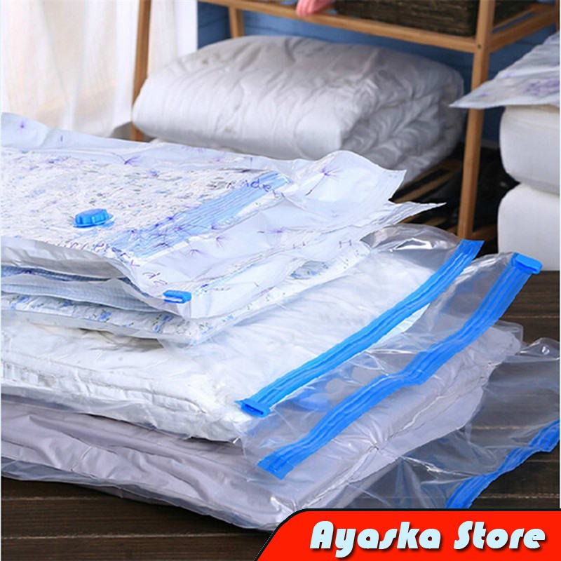 PLASTIK VACUUM BAJU LAUNDRY SIZE 70X50CM YK-1000 OMTP5ATP TRANSPARENT UT01