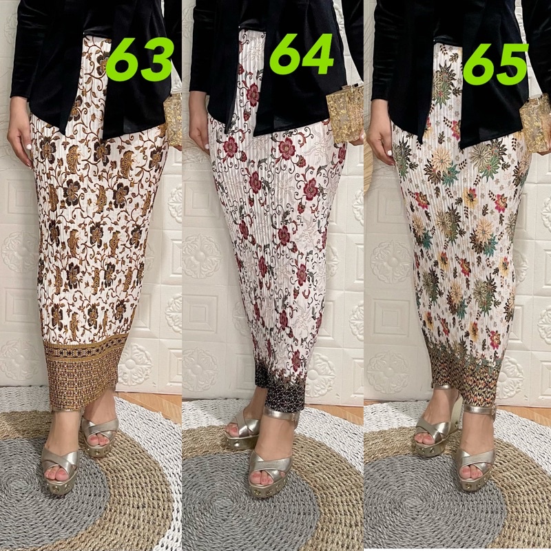 Termurah !! Rok plisket NO WIRU PRODUKSI SENDIRI. ready / rok span / rok plisket / rok batik / rok kondangan-Pilih No.64 atau 65