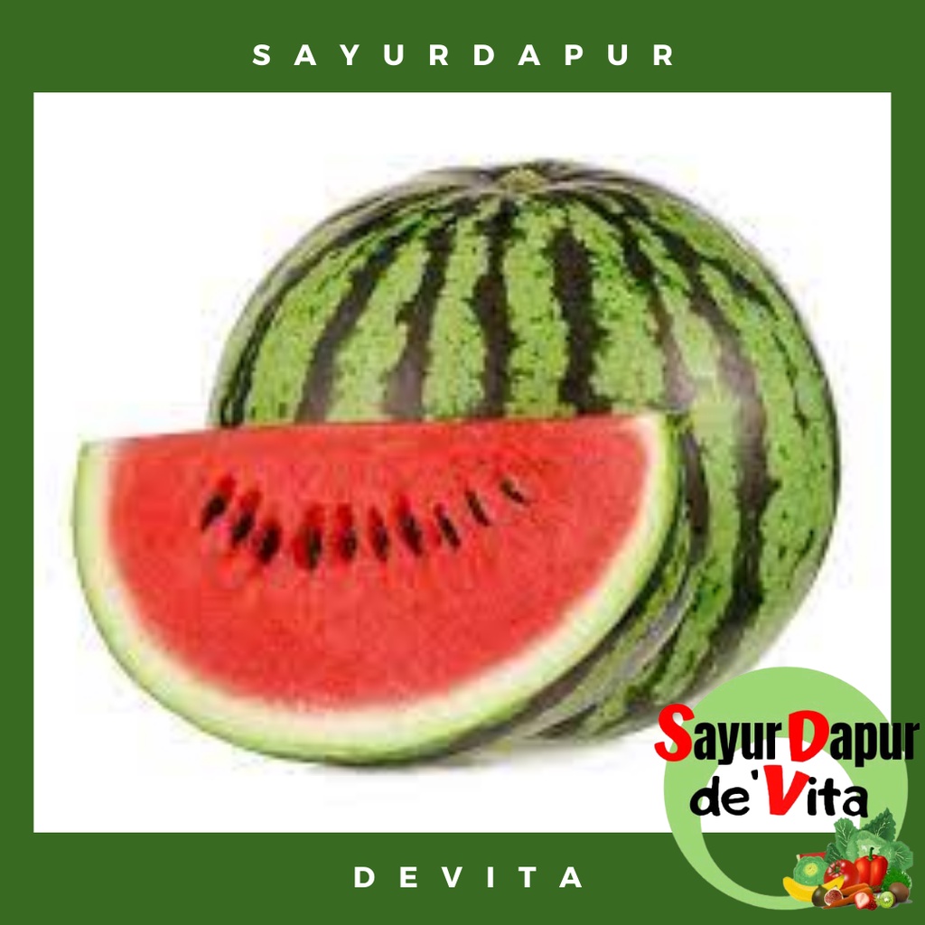 

Buah Semangka Segar, Utuh, 2 kg
