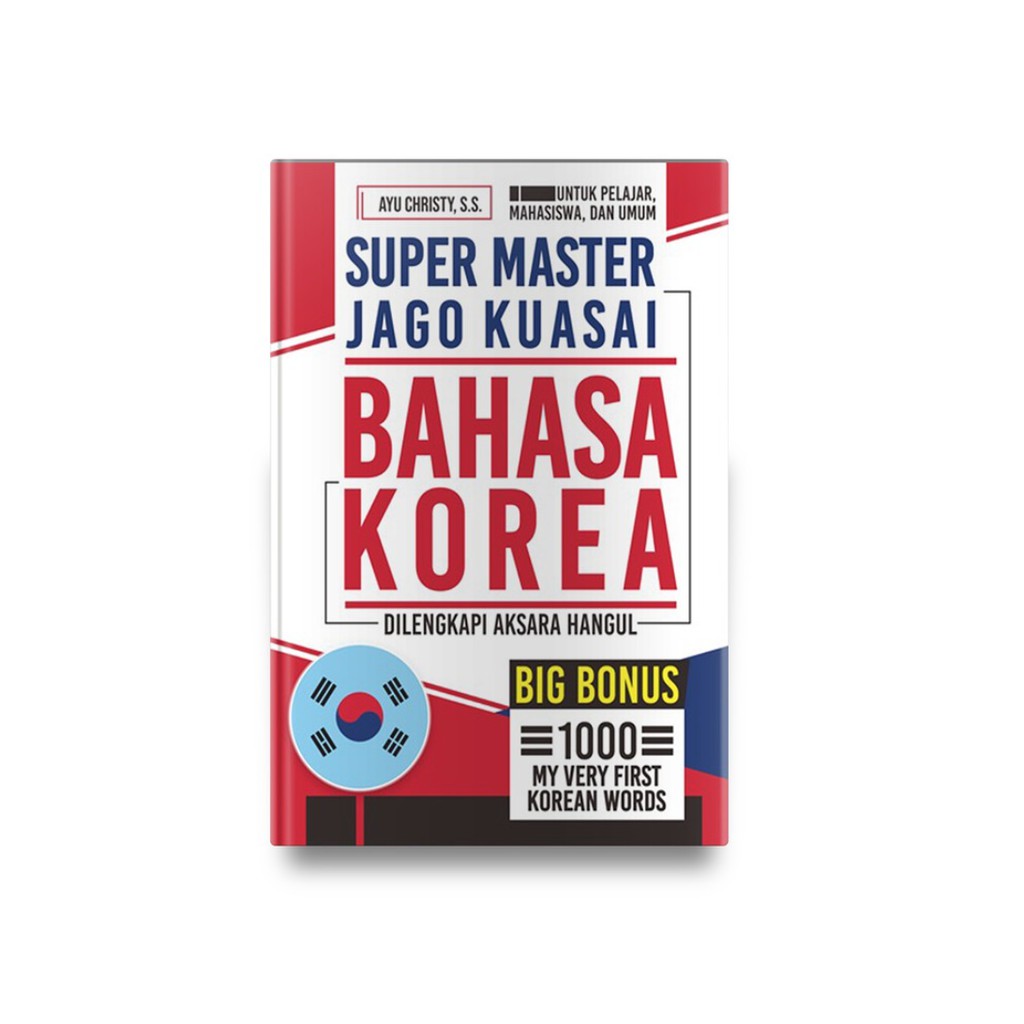 SUPER MASTER JAGO KUASAI BAHASA KOREA Mudahnya Belajar Grammar Aksara Hangeul-1