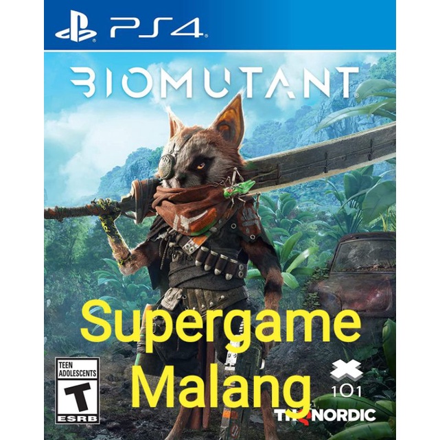 Biomutant PS4 PS 4 SONY PLAYSTATION GAME GAMING GAMES GAMEZ