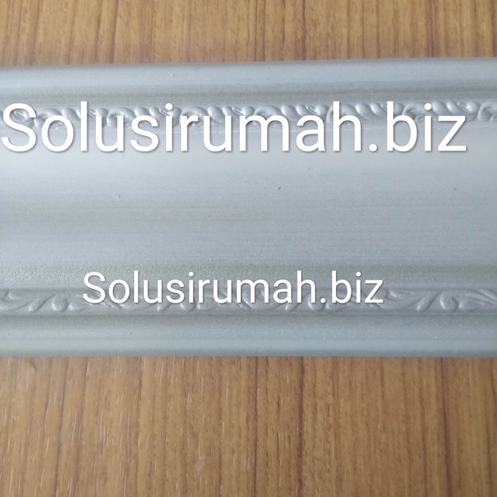 LIST PLASTIK PROFIL 80MM 8CM 1MTR 1M BASIC abu LIS PLAfon atap mewah