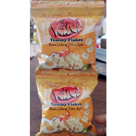 Oishi Kirei Yummy Flake 1 Renceng isi 10pcs