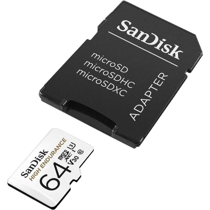 SanDisk High Endurance Video Monitoring Micro SD / MicroSD Card 64Gb