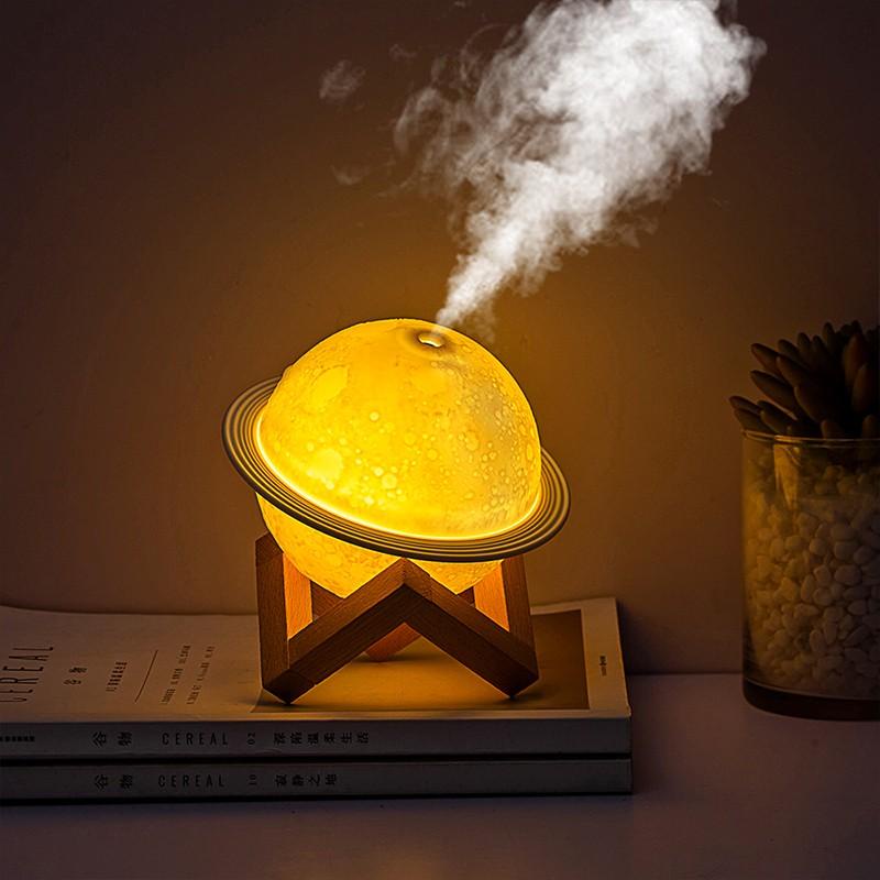 Moon lamp Humidifier Purifier Aromatheraphy Lampu Tidur Bulan Pelembap Udara Moonlamp