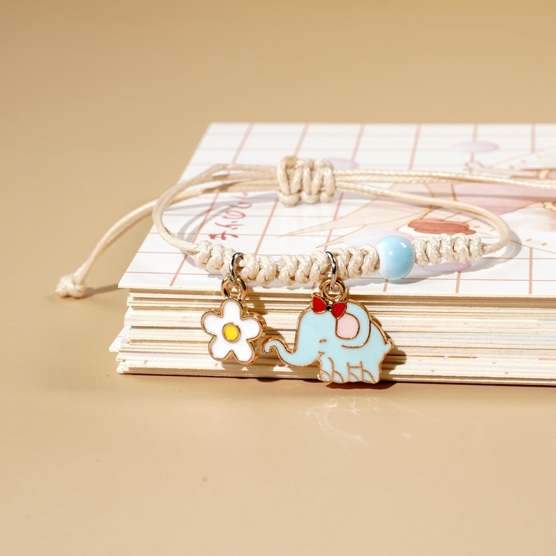 Gelang bangle bagus model korea terbaru lucu imut cantik cocok untuk hadiah bentuk buah binatang-Elephant