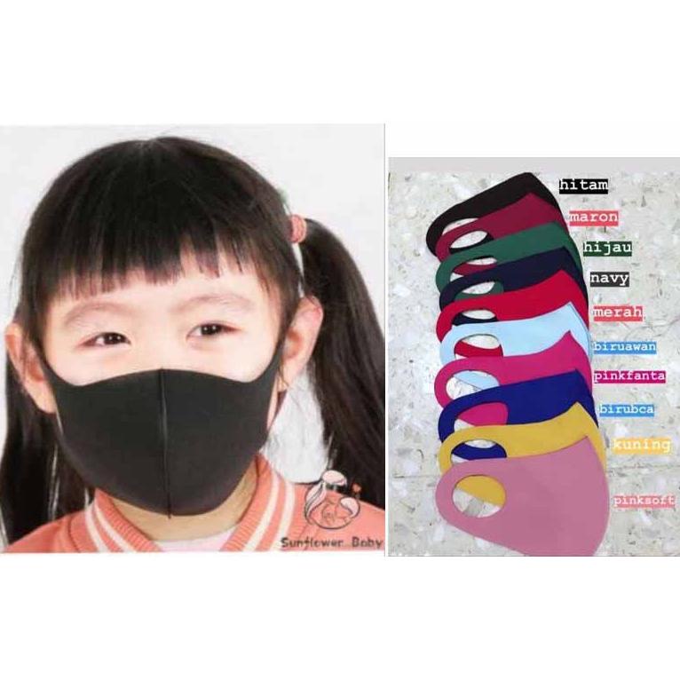 MASKER SCUBA ANAK NON MEDIS POLOS WARNA WARNI DISKON