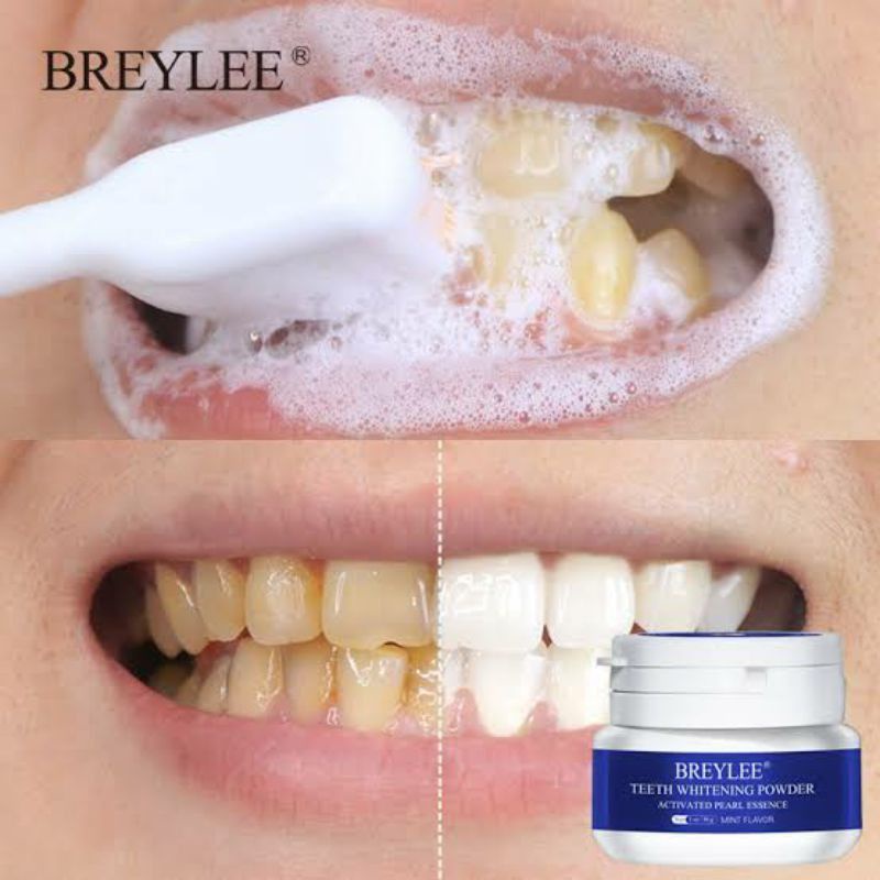 ‼️READY‼️BREYLEE TEETH WHITENING POWDER 30GR / pemutih gigi