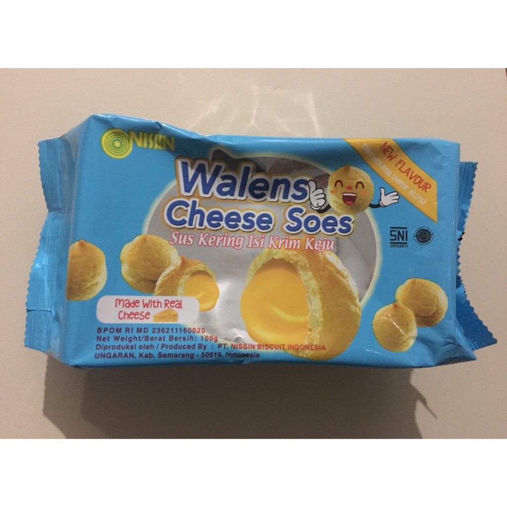 

NISSIN WALENS SOES CHEESE 100 GRAM