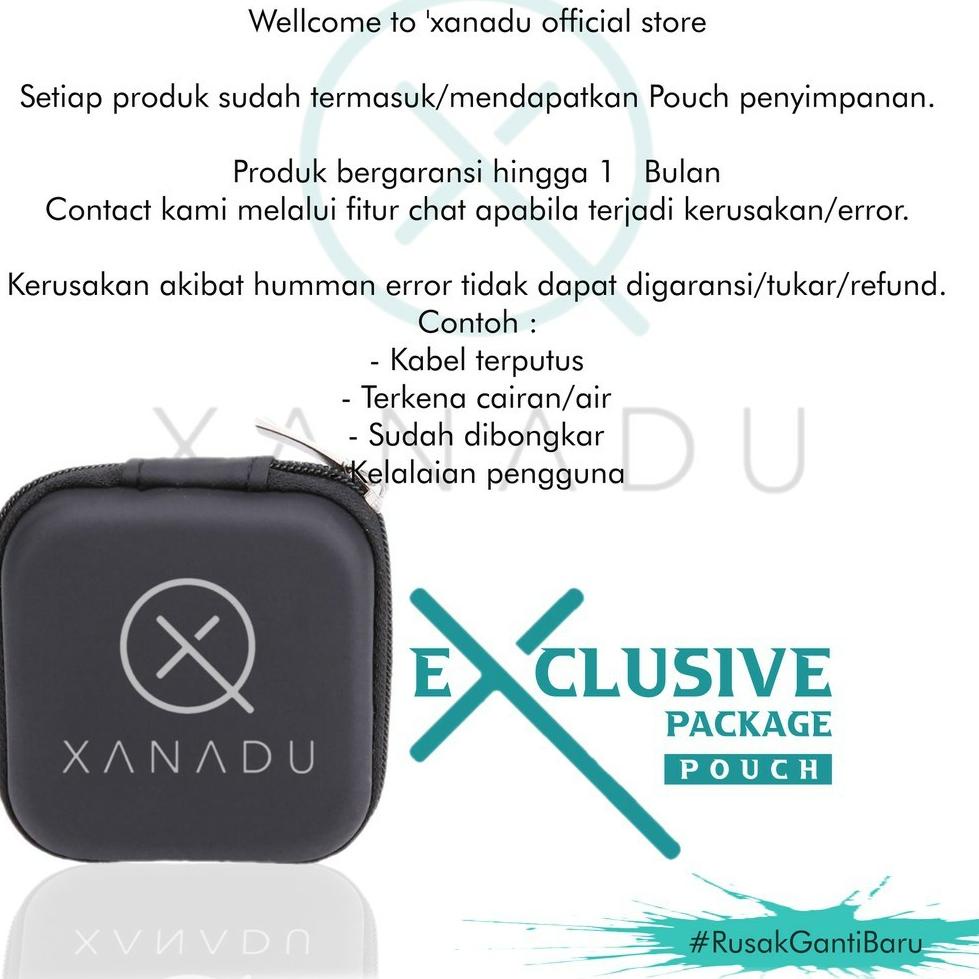 Xanadu XA99 Headset With phone Earphone in Ear D1O3