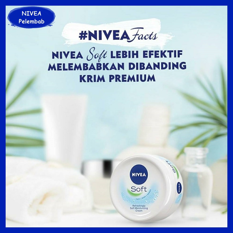 NIVEA CREME/SOFT CREAM JAR PELEMBAB 50ML