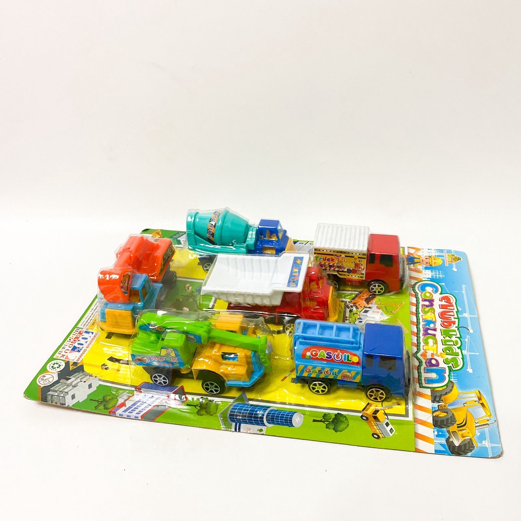 Mainan Anak Mobil Truck Construction Toy - Set Mobil Mainan