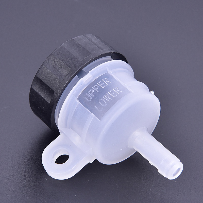 {LUCKID}Motorcycle Foot Rear Brake Master Cylinder Tank Oil Cup Fluid Bottle Reservoir