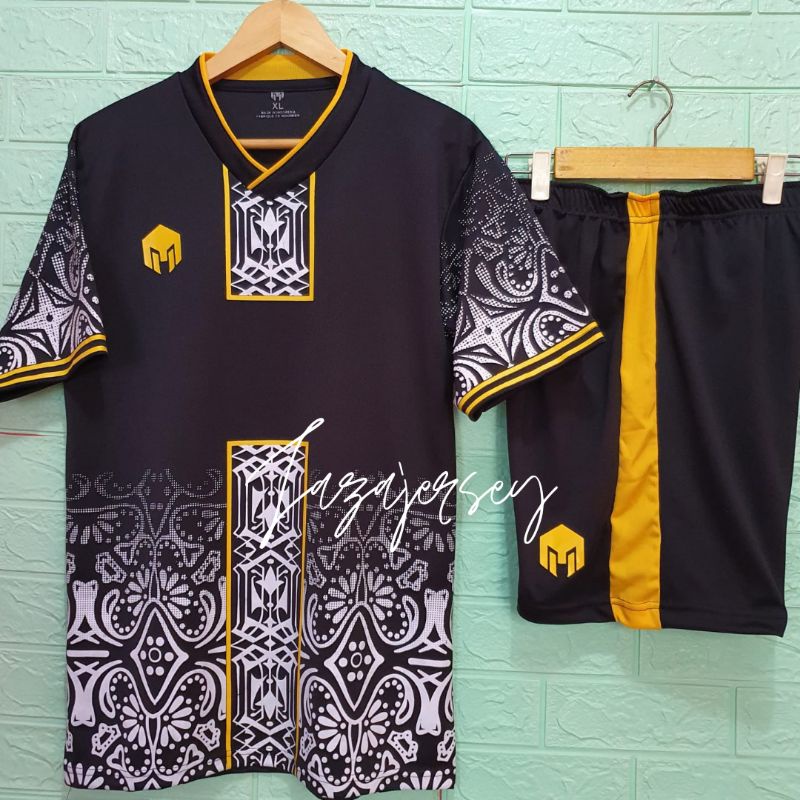 baju baju bola DRI-FIT/setelan Jersey futsal garis pundak bisa satuan gratis desain